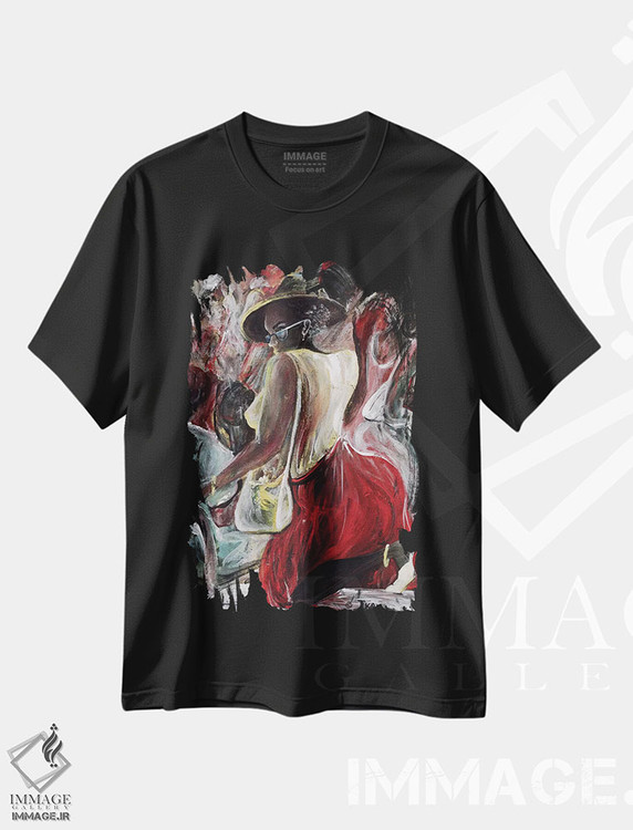 تیشرت طرح دار شناسایی، هنر آمریکایی آفریقایی تبار اثر آیکال بکفورد | immage.ir