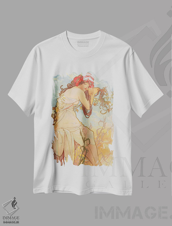 تیشرت طرح دار 1896,فصول: تابستان، ۱۸۹۶، آرت نوو اثر آلفونس موخا | immage.ir