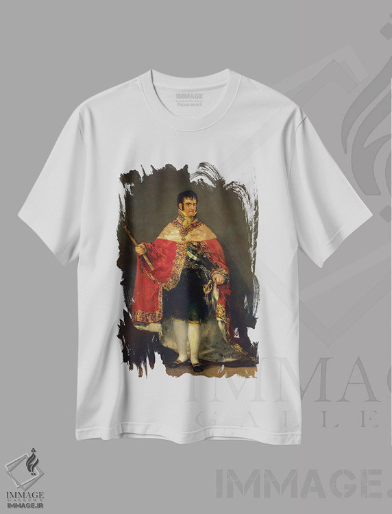 تیشرت طرح دار 1814,پرتره فردیناند هفتم، ۱۸۱۴، هنر فاخر کلاسیک اثر فرانسیسکو گویا | immage.ir