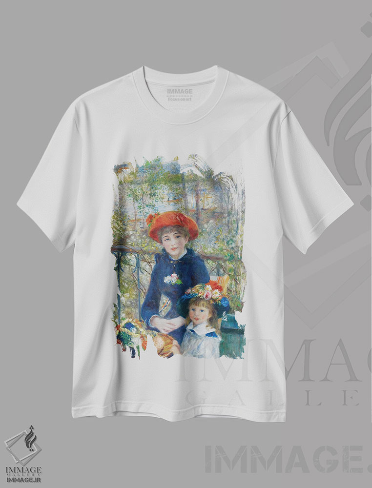 تیشرت طرح دار آثار پیر-اوگوست رنوار - immage.ir