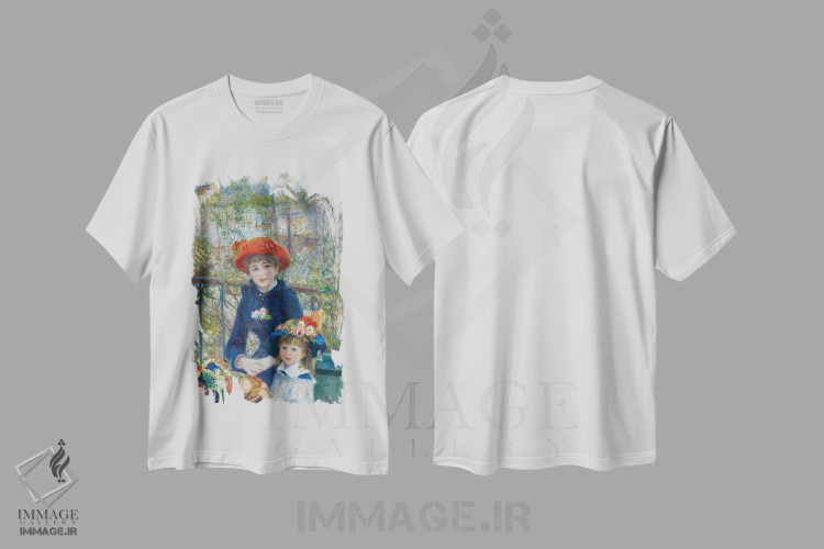 تیشرت طرح دار آثار پیر-اوگوست رنوار - immage.ir