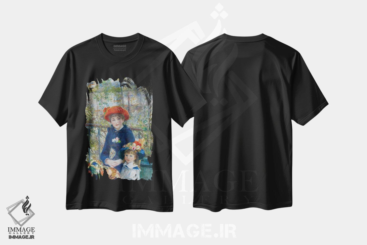 تیشرت طرح دار آثار پیر-اوگوست رنوار - فروشگاه ایماژ