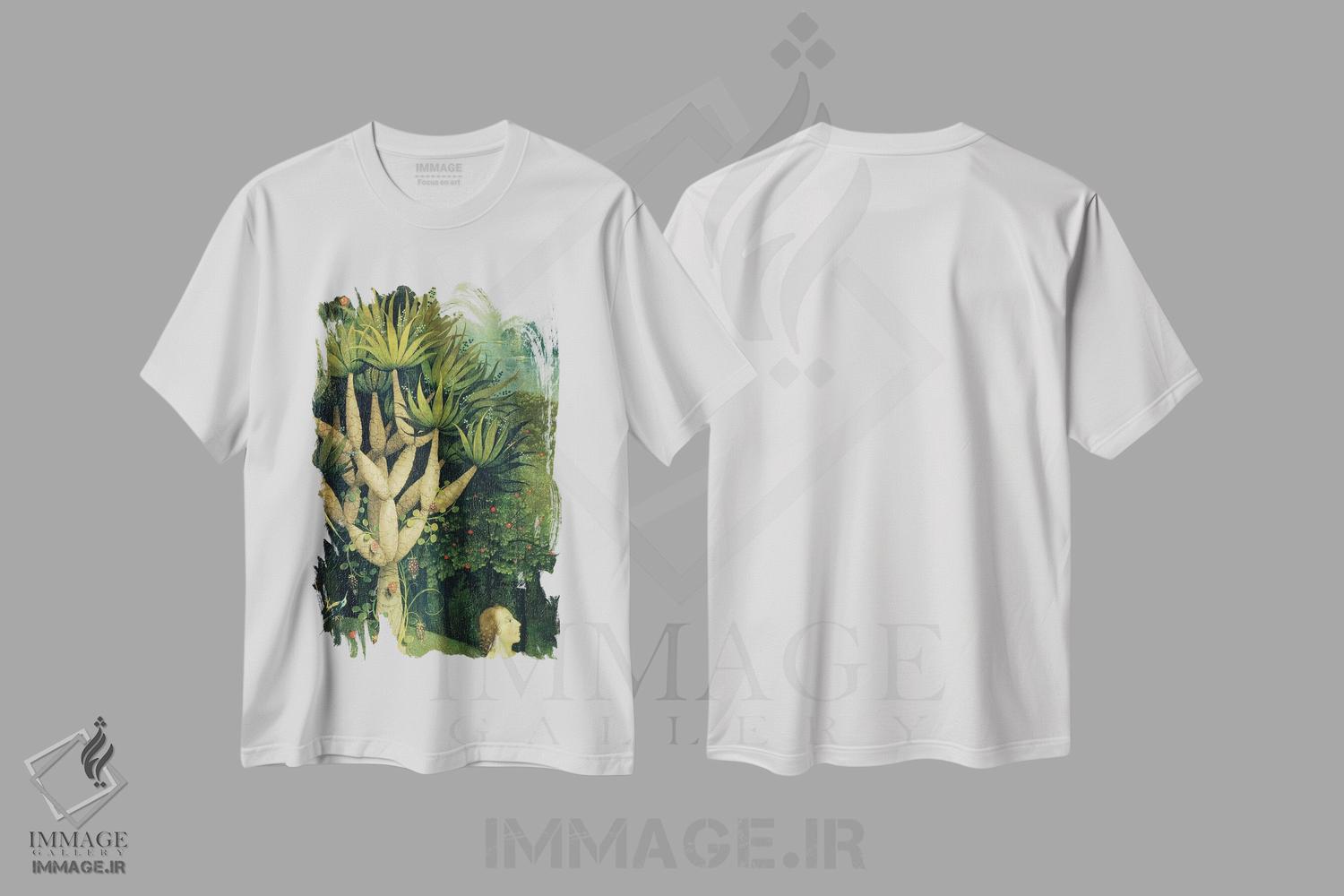 تیشرت طرح دار آثار هیرونیموس بوش - immage.ir