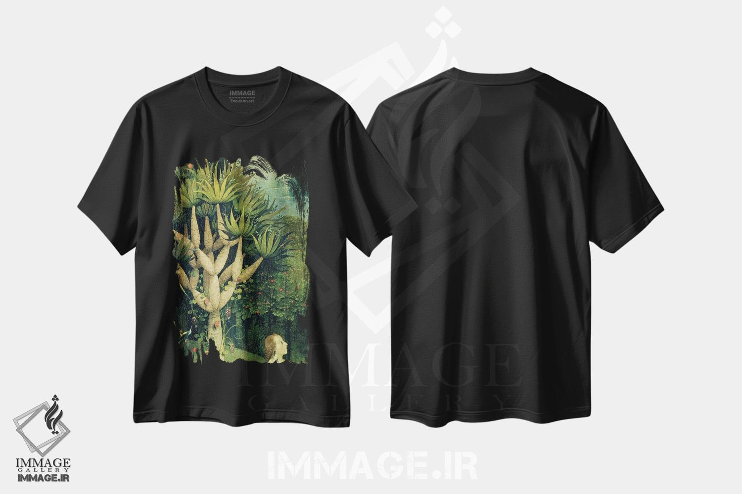 تیشرت طرح دار آثار هیرونیموس بوش - فروشگاه ایماژ
