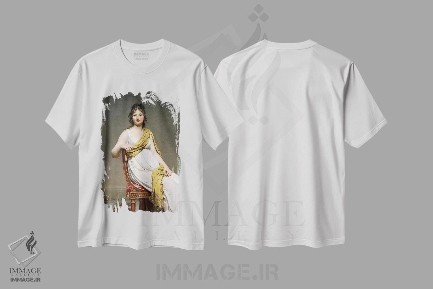 تیشرت طرح دار آثار ژاک لویی داوید - immage.ir