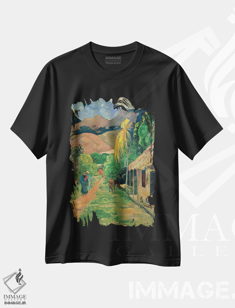تیشرت طرح دار آثار پل گوگن - فروشگاه ایماژ