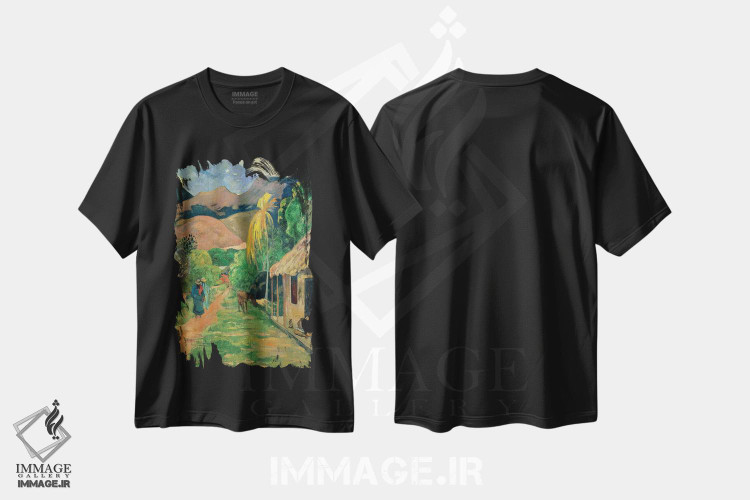 تیشرت طرح دار آثار پل گوگن - فروشگاه ایماژ