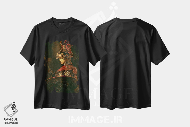 تیشرت طرح دار 1664-65,پالاس آتنا، ۱۶۶۴–۶۵، باروک اثر رمبرانت فان رَین | فروشگاه ایماژ