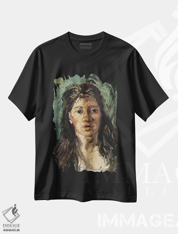 تیشرت طرح دار 1885,سر یک روسپی، ۱۸۸۵، هنر فاخر کلاسیک اثر ونسان ون گوگ | فروشگاه ایماژ