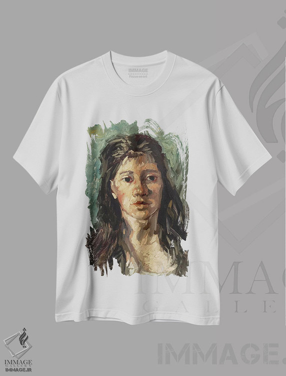 تیشرت طرح دار 1885,سر یک روسپی، ۱۸۸۵، هنر فاخر کلاسیک اثر ونسان ون گوگ | immage.ir