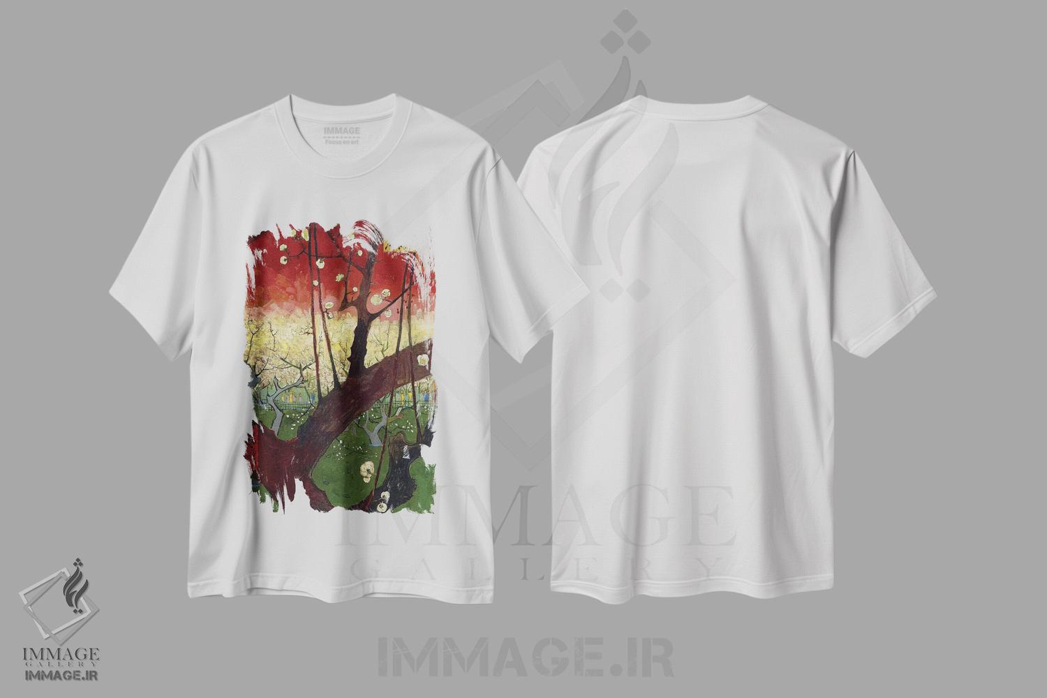 تیشرت طرح دار آثار ونسان ون گوگ - immage.ir