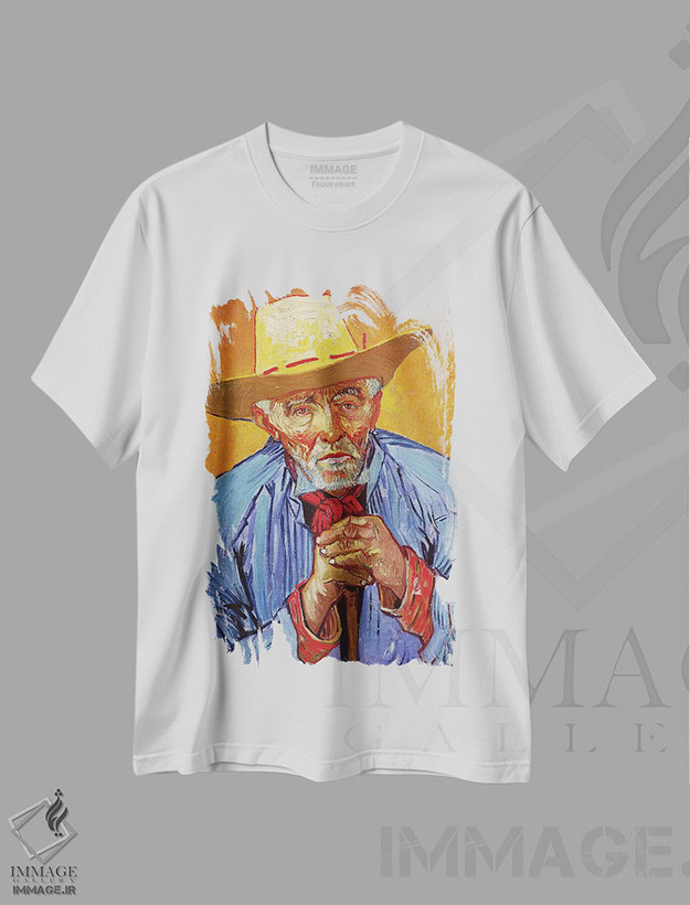 تیشرت طرح دار 1888,پرتره پِیشنس اِسکالیه، ۱۸۸۸، هنر فاخر کلاسیک اثر ونسان ون گوگ | فروشگاه ایماژ