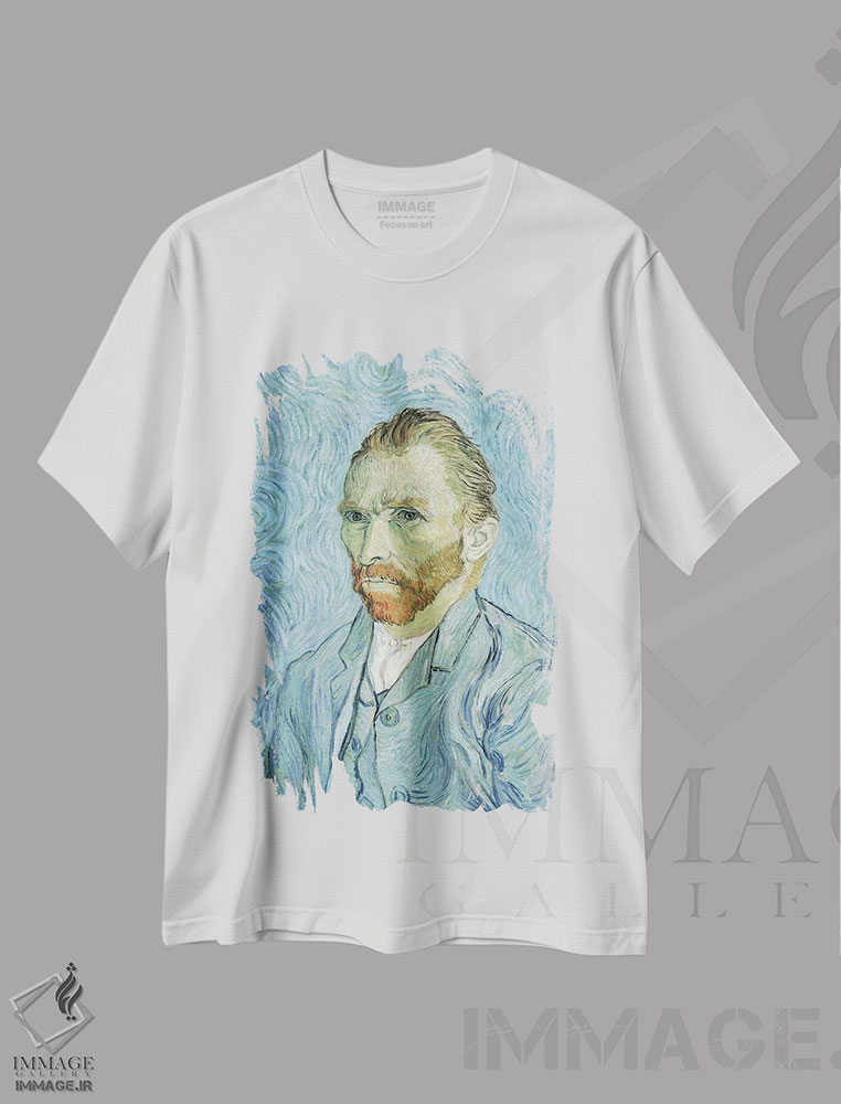 تیشرت طرح دار September 1889,خودنگاره، سپتامبر ۱۸۸۹، هنر فاخر کلاسیک اثر ونسان ون گوگ | فروشگاه ایماژ