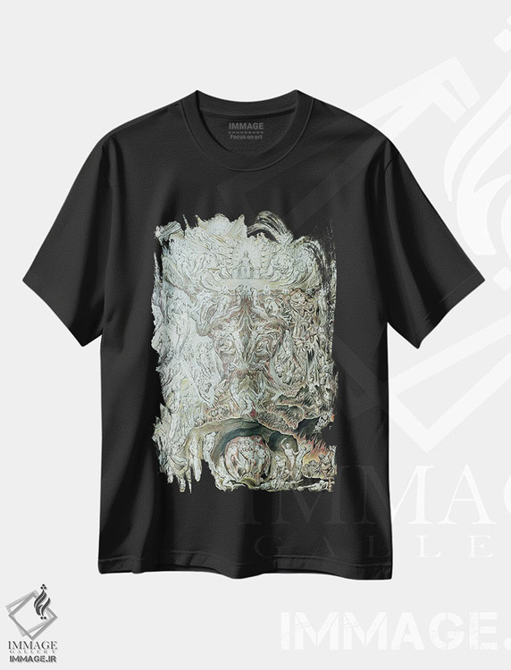 تیشرت طرح دار تصویری از روز داوری نهایی، هنر فاخر کلاسیک اثر ویلیام بلیک | فروشگاه ایماژ