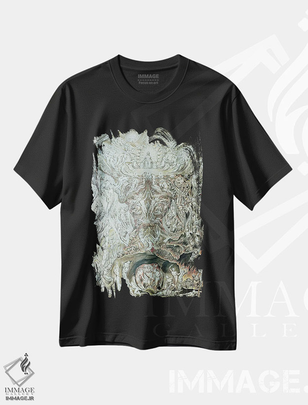 تیشرت طرح دار تصویری از روز داوری نهایی، هنر فاخر کلاسیک اثر ویلیام بلیک | فروشگاه ایماژ
