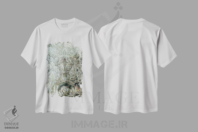 تیشرت طرح دار تصویری از روز داوری نهایی، هنر فاخر کلاسیک اثر ویلیام بلیک | immage.ir