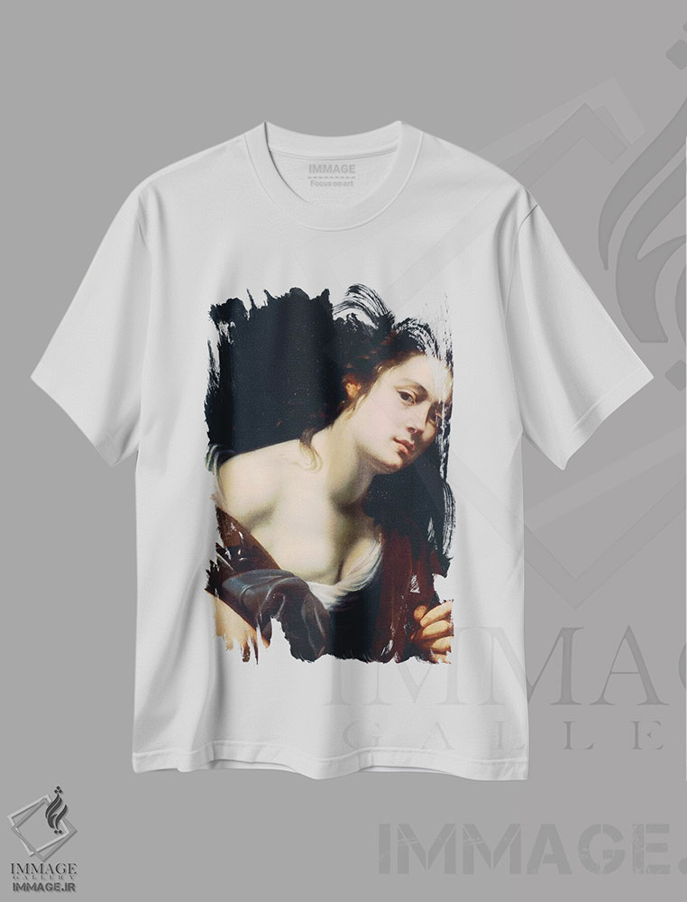 تیشرت طرح دار سنت کاترین، باروک اثر آرتمیزیا جنتیلسکی | immage.ir