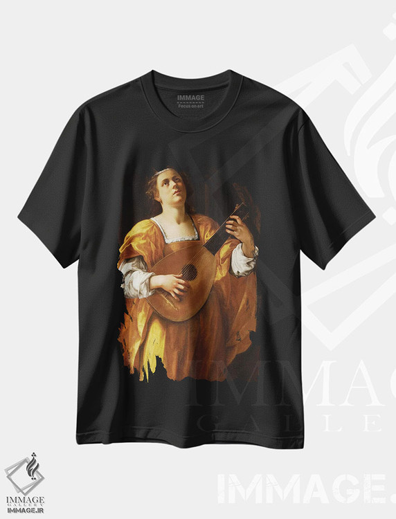 تیشرت طرح دار سنت سسیلیا، ۱۶۲۰، باروک اثر آرتمیزیا جنتیلسکی | immage.ir