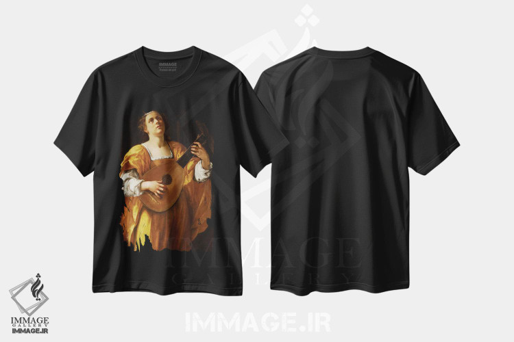 تیشرت طرح دار سنت سسیلیا، ۱۶۲۰، باروک اثر آرتمیزیا جنتیلسکی | immage.ir