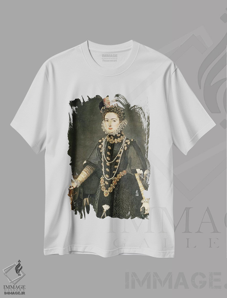 تیشرت طرح دار آثار سوفونیسبا آنگویسولا - فروشگاه ایماژ