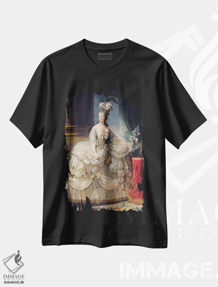 تیشرت طرح دار آثار الیزابت لوئیز ویژه لو برن - immage.ir