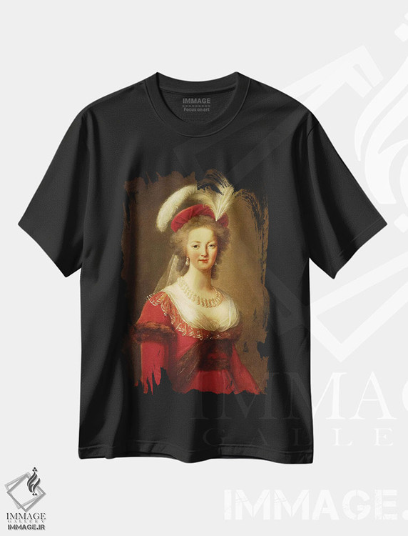 تیشرت طرح دار آثار الیزابت لوئیز ویژه لو برن - فروشگاه ایماژ