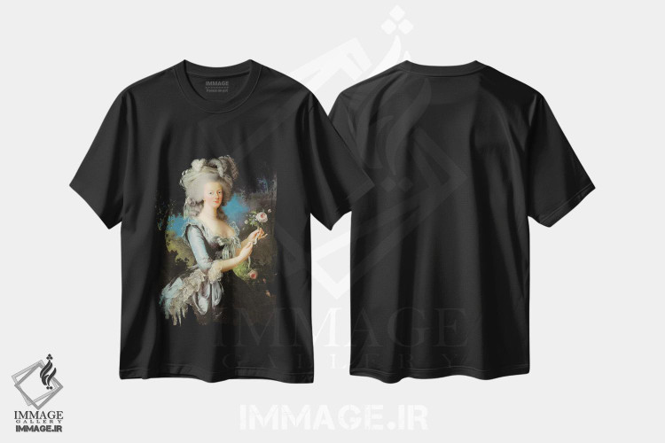 تیشرت طرح دار آثار الیزابت لوئیز ویژه لو برن - فروشگاه ایماژ