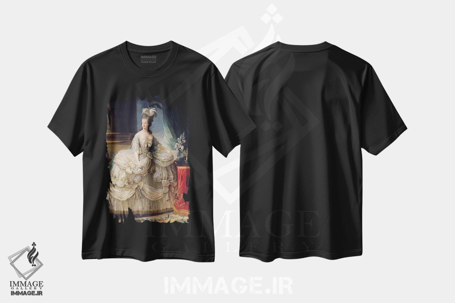 تیشرت طرح دار آثار الیزابت لوئیز ویژه لو برن - immage.ir