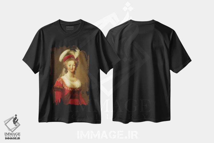 تیشرت طرح دار آثار الیزابت لوئیز ویژه لو برن - فروشگاه ایماژ