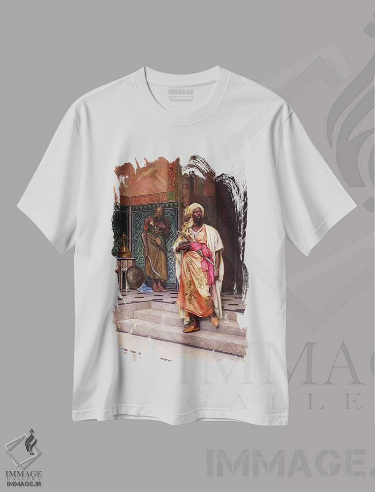 تیشرت طرح دار پاسخ، ۱۸۸۳، هنر آمریکایی آفریقایی تبار اثر لودویگ دویچ | immage.ir