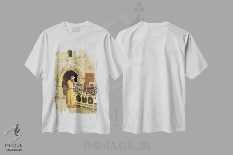 تیشرت طرح دار سازندهٔ مبلمان، هنر فاخر کلاسیک اثر لودویگ دویچ | immage.ir