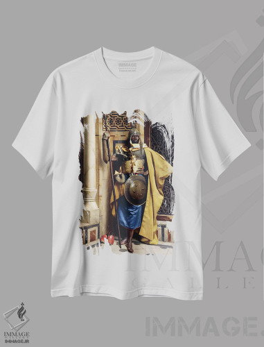 تیشرت طرح دار نگهبان قصر، ۱۸۹۲، هنر آمریکایی آفریقایی تبار اثر لودویگ دویچ | فروشگاه ایماژ
