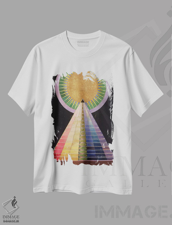 تیشرت طرح دار آثار هیلما اف کلینت - immage.ir