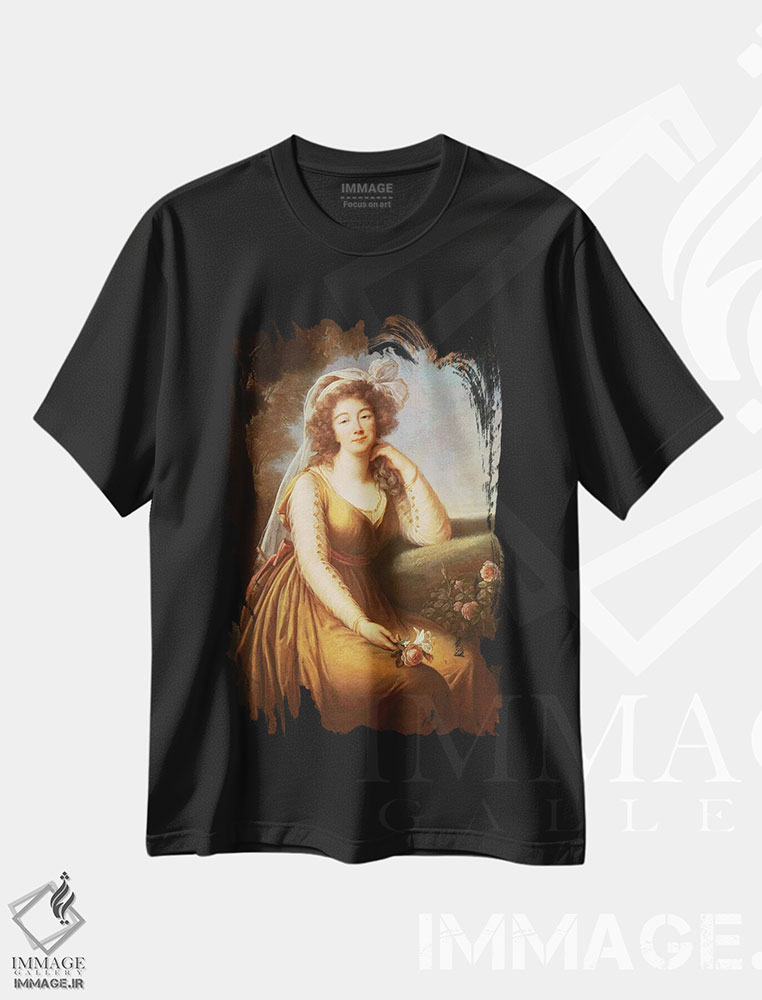 تیشرت طرح دار آثار الیزابت لوئیز ویژه لو برن - فروشگاه ایماژ