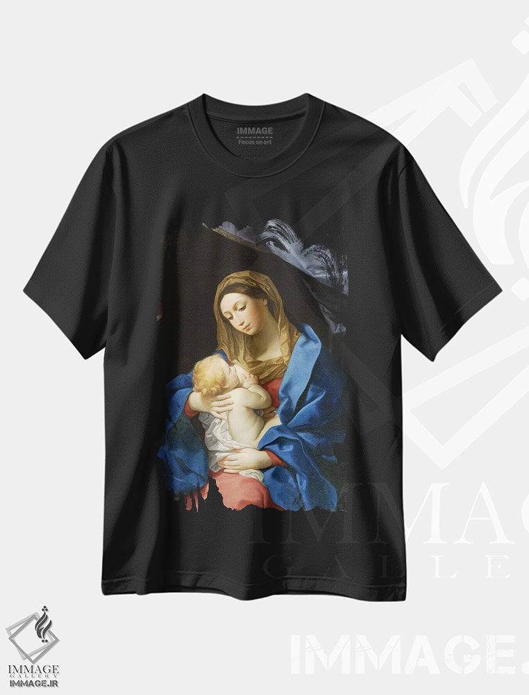 تیشرت طرح دار مدونا و کودک، حدود ۱۶۲۸–۱۶۳۰، باروک اثر گویدو رنی | immage.ir