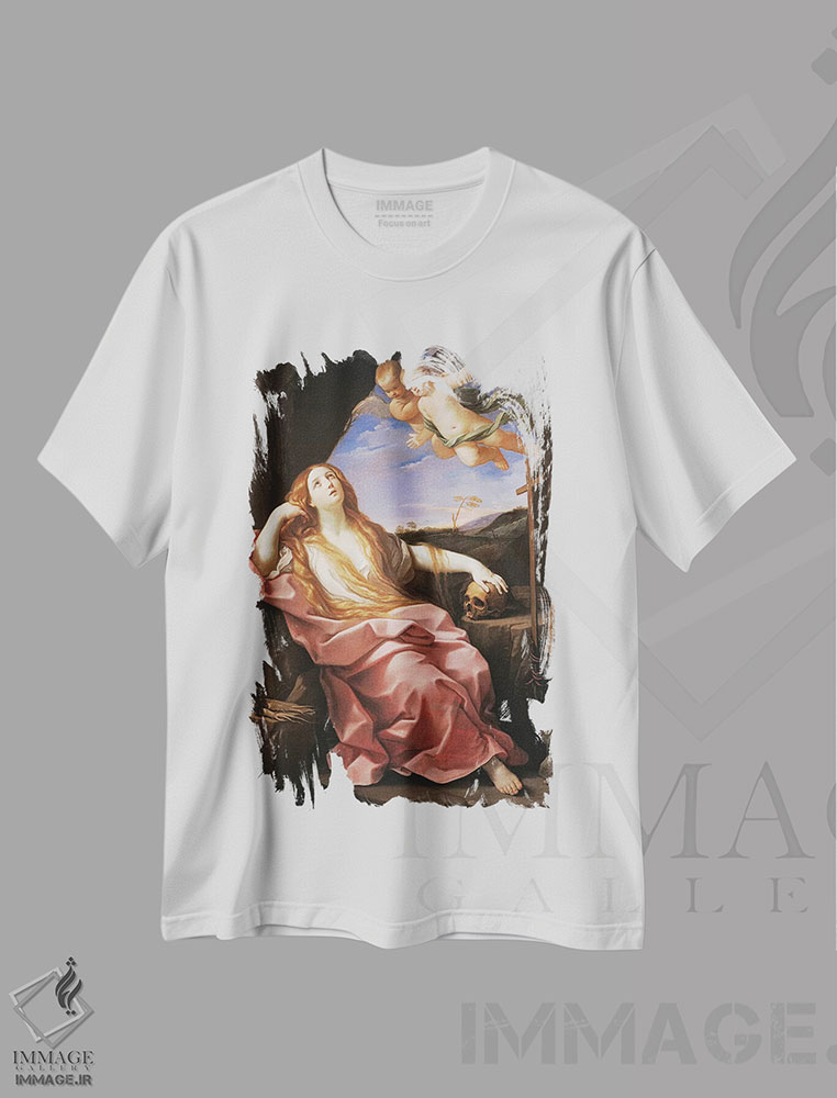 تیشرت طرح دار مجدلیه، حدود ۱۶۳۰، باروک اثر گویدو رنی | immage.ir