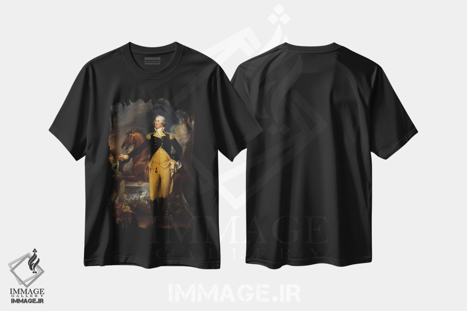 تیشرت طرح دار آثار جان ترامبول - فروشگاه ایماژ