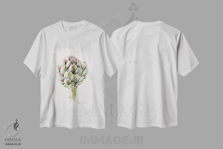 تیشرت طرح دار 1993,مطالعه کنگر فرنگی، ۱۹۹۳، هنر فاخر کلاسیک اثر آلیسون کوپر | immage.ir