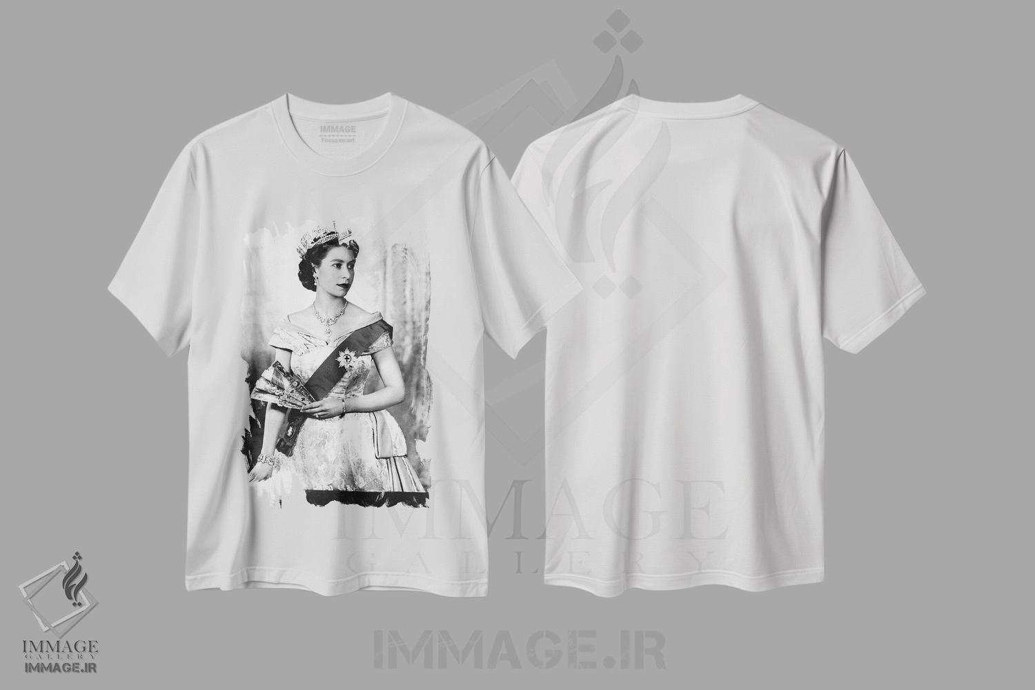 تیشرت طرح دار 1952,ملکه الیزابت دوم انگلستان، ۱۹۵۲، عکاسی سیاه و سفید اثر دوروتی وایلدینگ | immage.ir