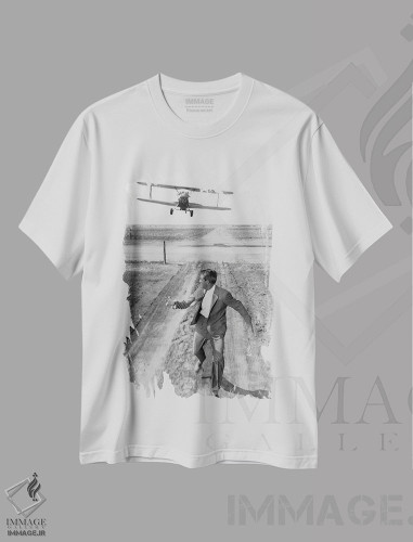 تیشرت طرح دار کری گرانت، عکاسی سیاه و سفید اثر رو دز آرشیو | فروشگاه ایماژ