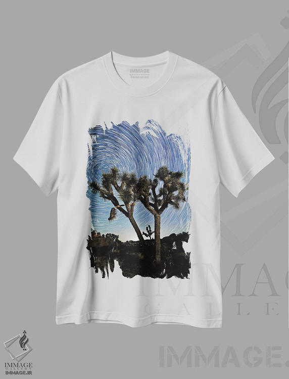 تیشرت طرح دار 2017،رد ستارگان بر فراز جاشوا تری، ۲۰۱۷، مدیوم اثر اس وی پی ایمیجز | immage.ir