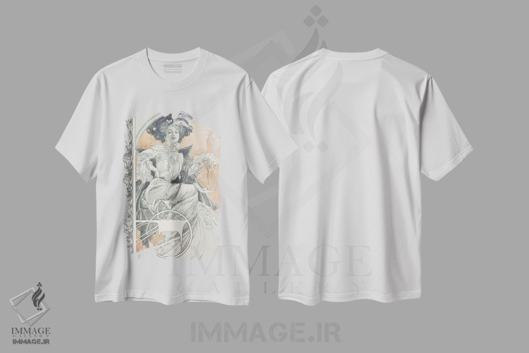 تیشرت طرح دار 1902,صفحه ۱ از "اسناد تزئینی"، ۱۹۰۲، آرت نوو اثر آلفونس موخا | فروشگاه ایماژ