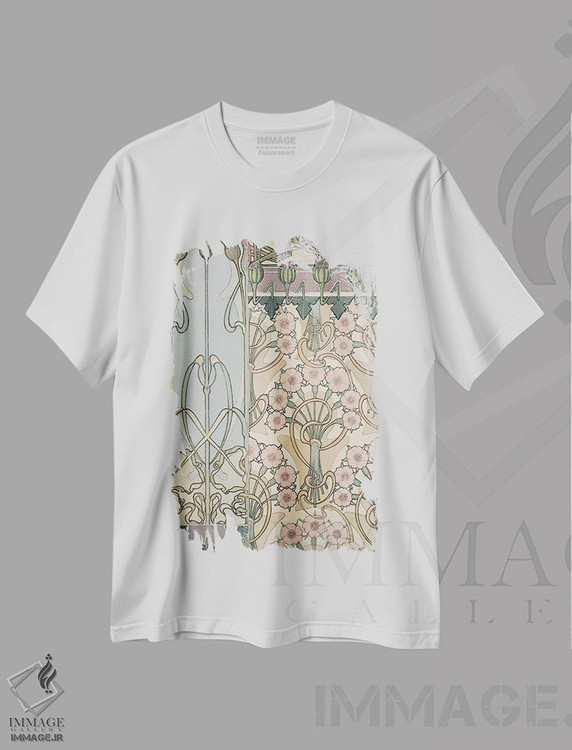 تیشرت طرح دار 1902,صفحه ۳۰ از "اسناد تزئینی"، ۱۹۰۲، آرت نوو اثر آلفونس موخا | immage.ir