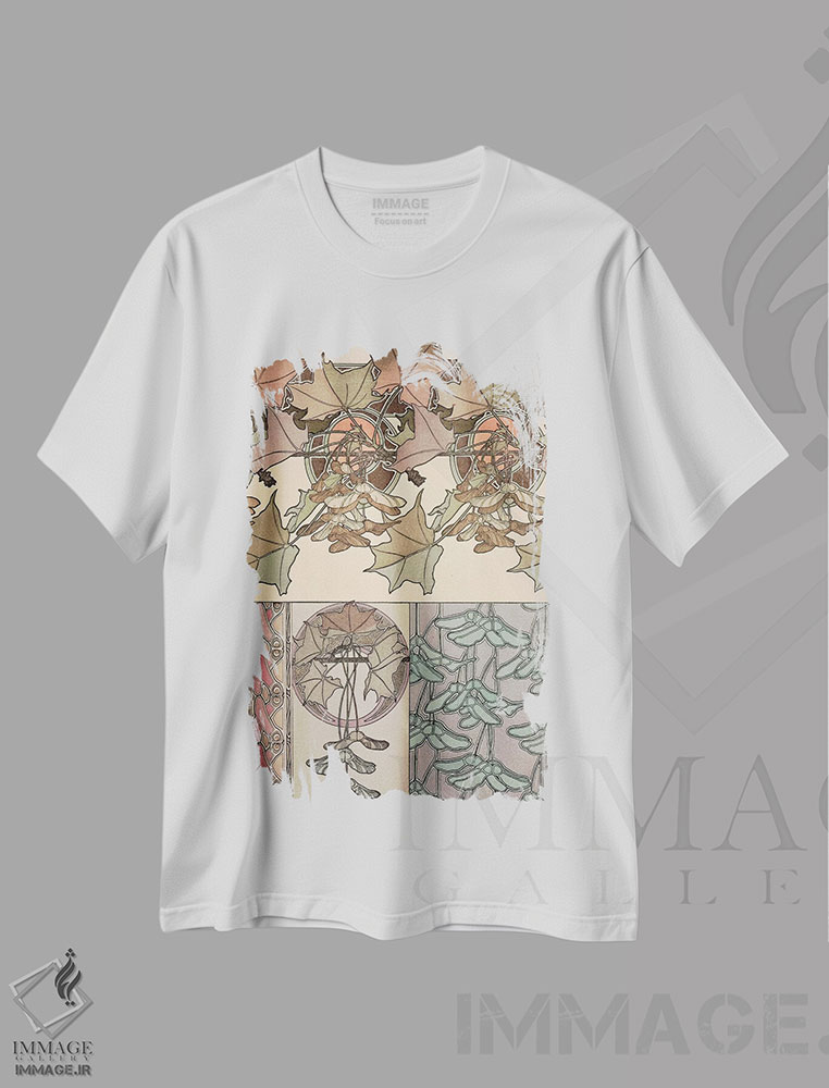 تیشرت طرح دار 1902,لوح ۳۹ از "اسناد تزئینی"، ۱۹۰۲، آرت نوو اثر آلفونس موخا | فروشگاه ایماژ