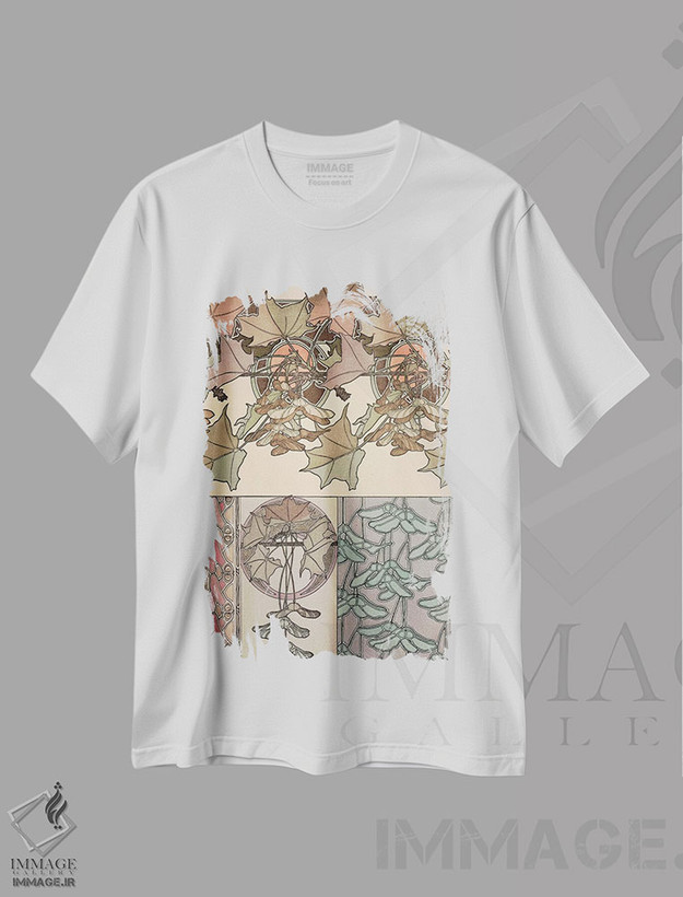 تیشرت طرح دار 1902,لوح ۳۹ از "اسناد تزئینی"، ۱۹۰۲، آرت نوو اثر آلفونس موخا | فروشگاه ایماژ