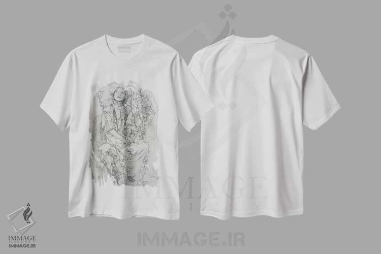 تیشرت طرح دار 1902,لوح ۸ از "شخصیت های تزئینی"، ۱۹۰۲، آرت نوو اثر آلفونس موخا | فروشگاه ایماژ