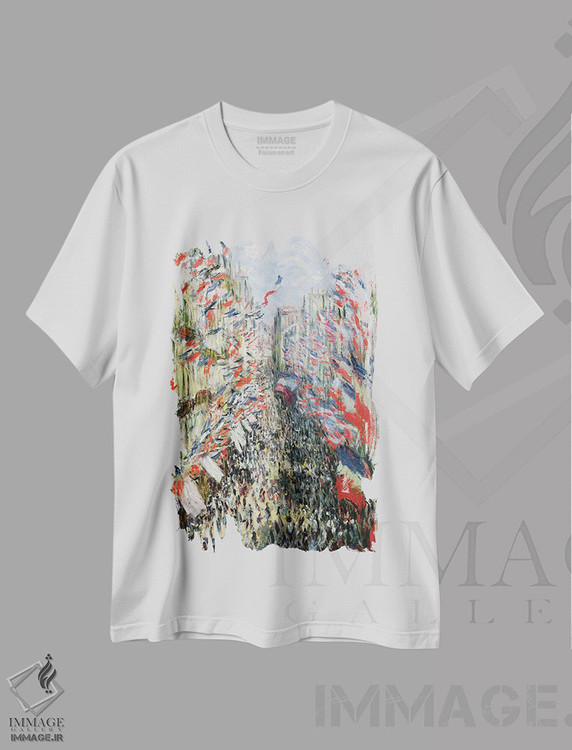 تیشرت طرح دار آثار کلود مونه - فروشگاه ایماژ