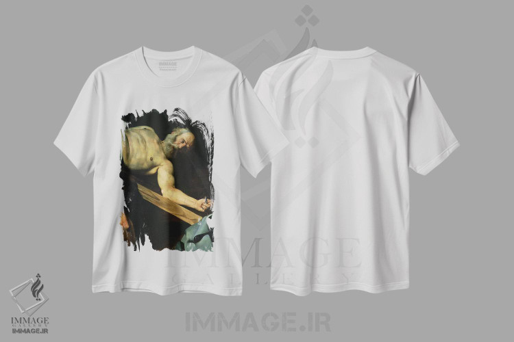 تیشرت طرح دار آثار میکل آنژو مریزی دا کاراواجو - immage.ir
