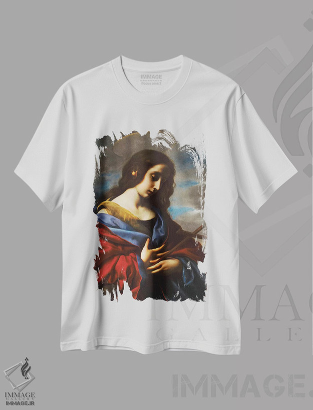 تیشرت طرح دار c.1650s,سنت مری مگدالن، حدود دهه ۱۶۵۰، هنر فاخر کلاسیک اثر کارلو دولچی | فروشگاه ایماژ