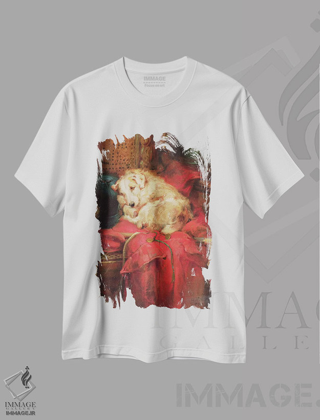 تیشرت طرح دار خسته و ناتوان، هنر فاخر کلاسیک اثر فیلیپ یوستیس استرتون | فروشگاه ایماژ